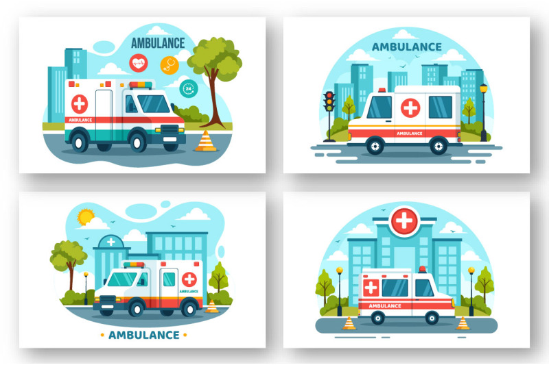 10-ambulance-car-illustration