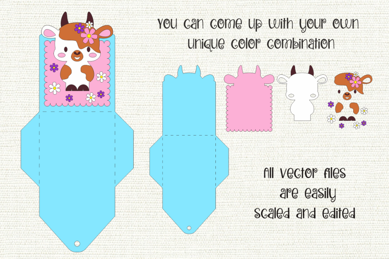 cute-cow-birthday-gift-card-holder-paper-craft-template
