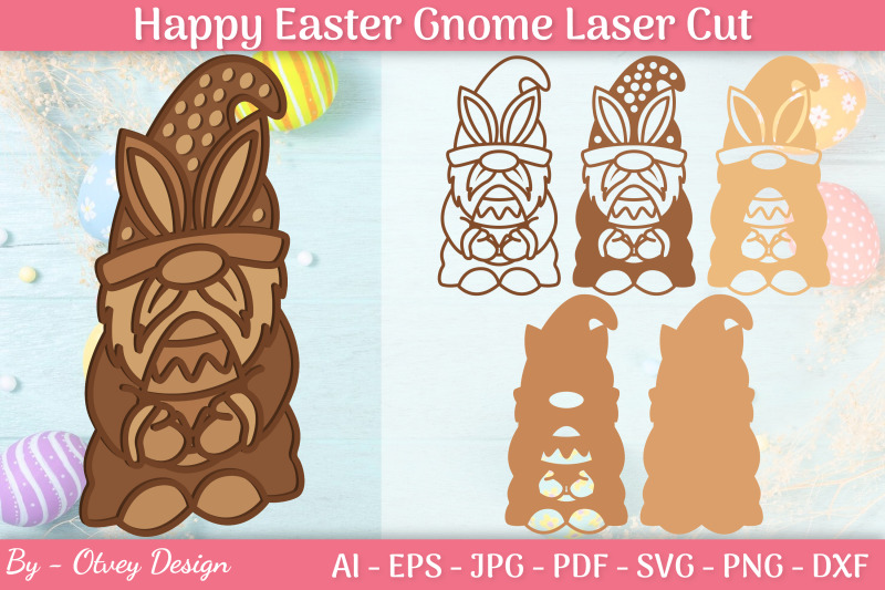 3d-easter-gnome-layered-laser-cutting-craft