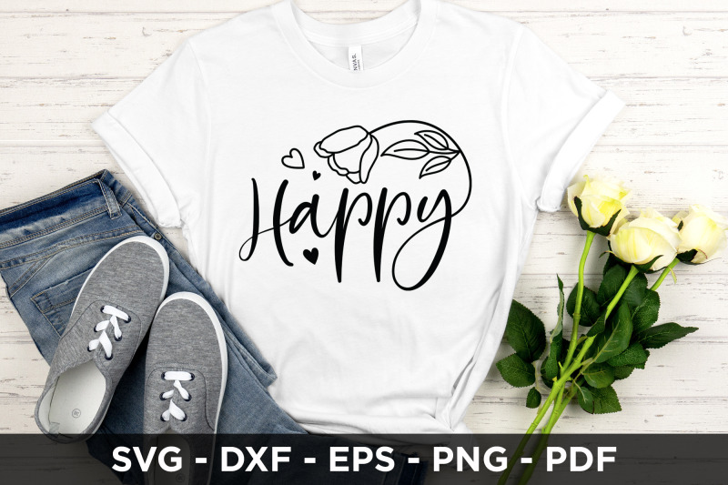 happy-svg-wildflower-quote-svg-flower-svg