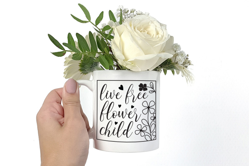 live-free-flower-child-wildflower-quote-svg