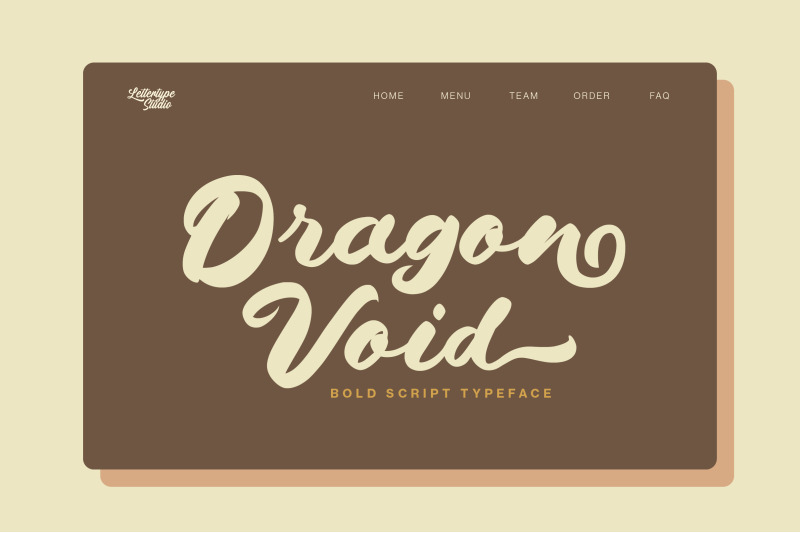 dragonvoid-a-bold-amp-retro-script