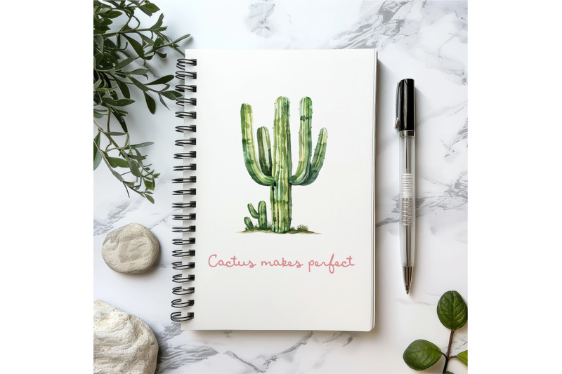 watercolor-cactus-collection