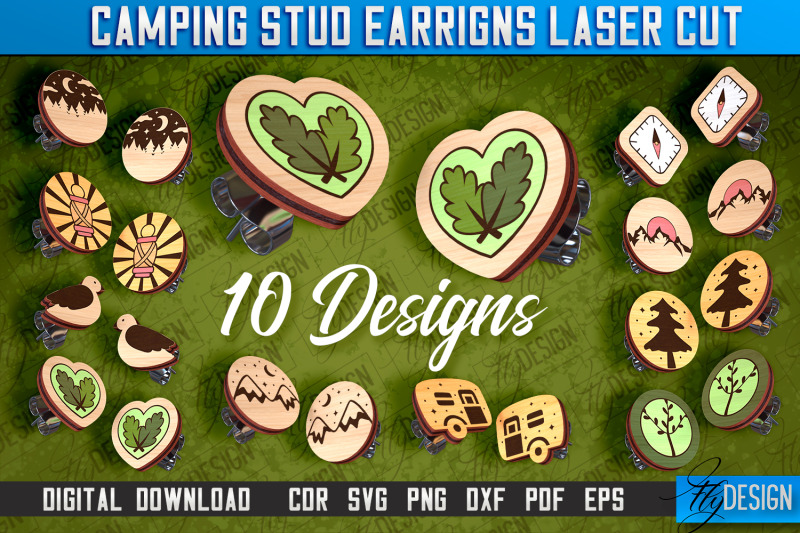 camping-stud-earrings-laser-cut-accessories-laser-cut-design-cnc-f