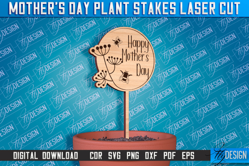 mother-039-s-day-plant-stakes-laser-cut-laser-flower-stakes-design-cnc