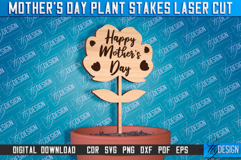 mother-039-s-day-plant-stakes-laser-cut-laser-flower-stakes-design-cnc