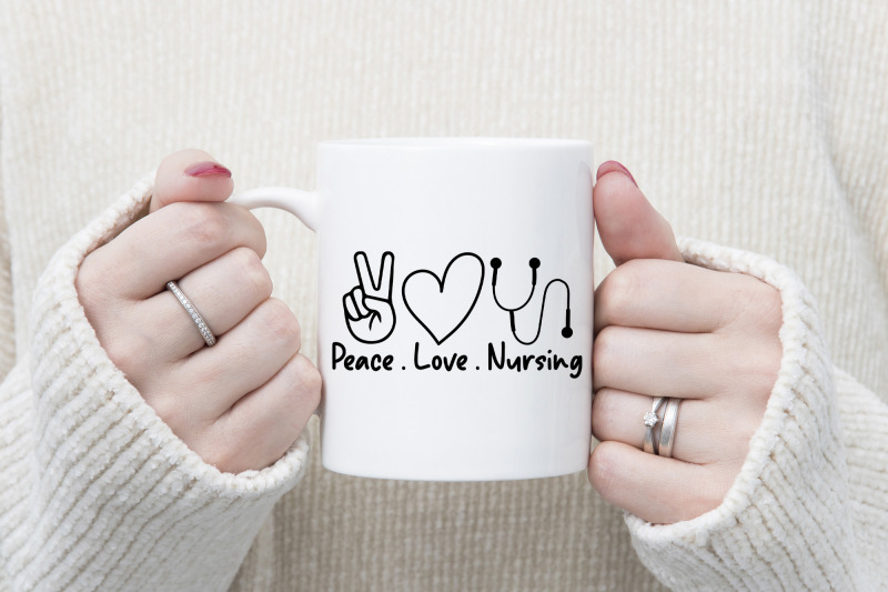 peace-love-nursing-nurse-svg-design