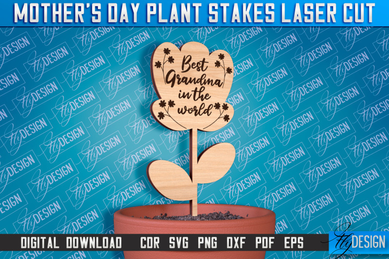 mother-039-s-day-plant-stakes-laser-cut-laser-flower-stakes-design-cnc