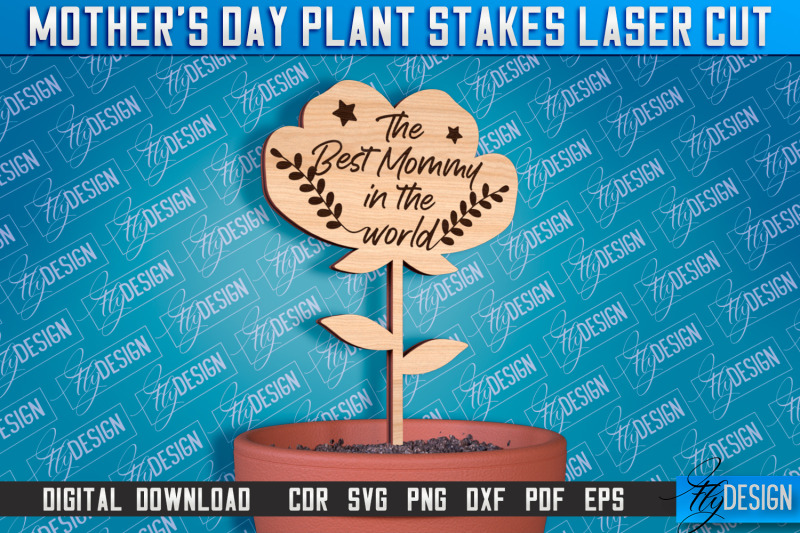 mother-039-s-day-plant-stakes-laser-cut-laser-flower-stakes-design-cnc