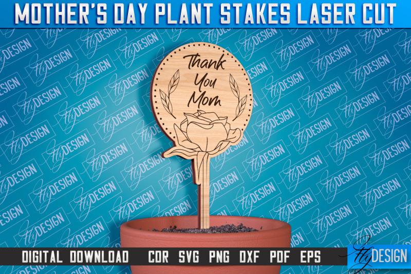 mother-039-s-day-plant-stakes-laser-cut-laser-flower-stakes-design-cnc