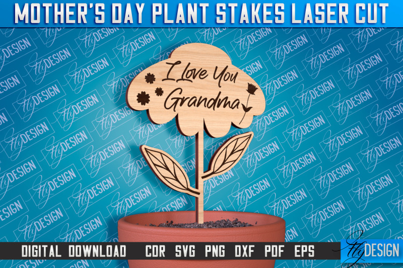 mother-039-s-day-plant-stakes-laser-cut-laser-flower-stakes-design-cnc