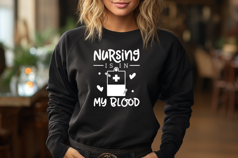 nursing-is-in-my-blood-nurse-svg