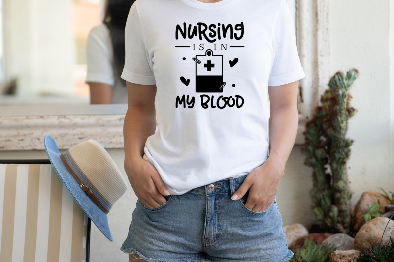 nursing-is-in-my-blood-nurse-svg