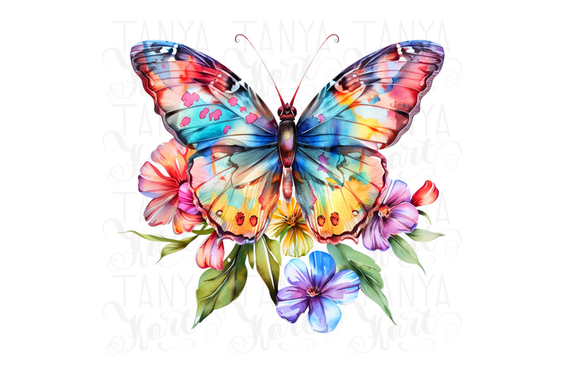 watercolor-butterfly-and-flower-png-designs-instant-digital-printabl