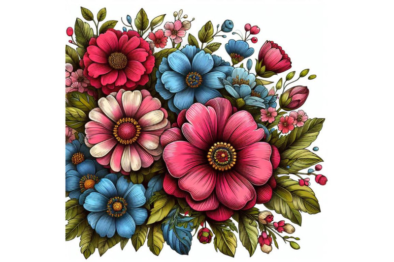 flowers-vector-illustration-of-floral