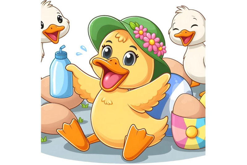 happy-duck-cartoon