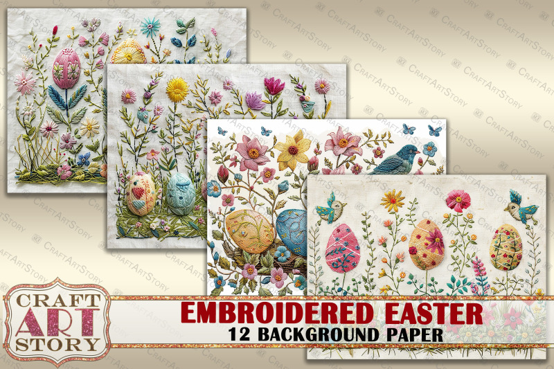 embroidered-easter-background-paper-fabric-embroidery