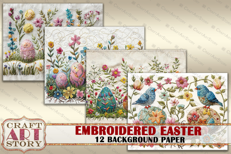 embroidered-easter-background-paper-fabric-embroidery