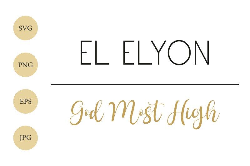 el-elyon-svg-god-most-high-bible-name-svg-name-of-god-svg