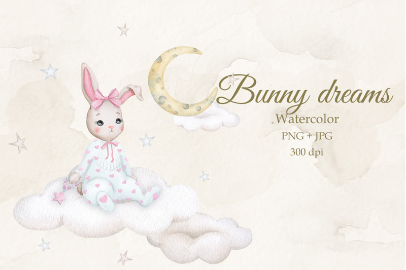 baby-bunny-on-a-cloud-girl-watercolor