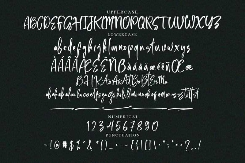 bottanical-handwritten-font