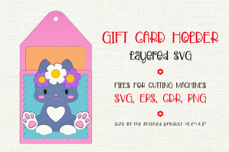 cute-cat-gift-card-holder-paper-craft-template