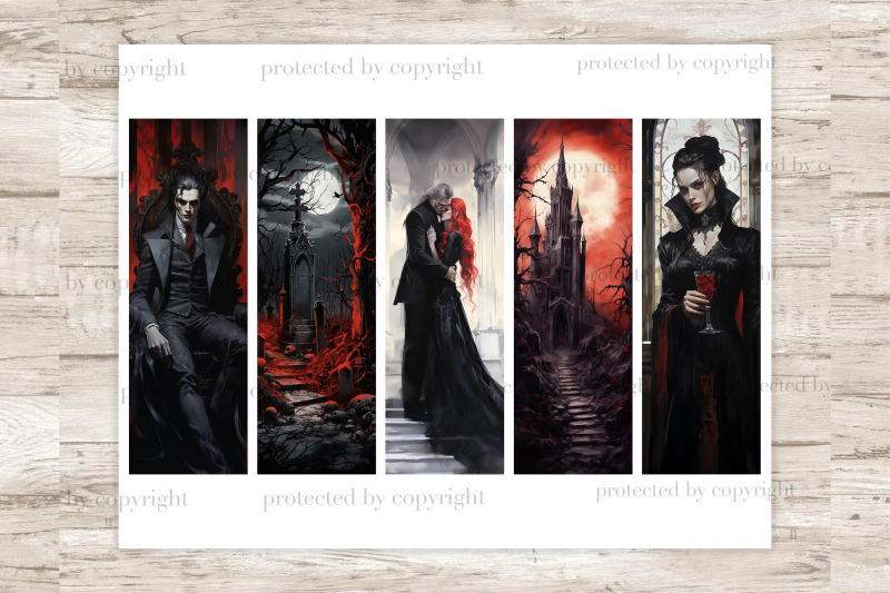 vampire-bookmarks-printable-gift-for-book-lover