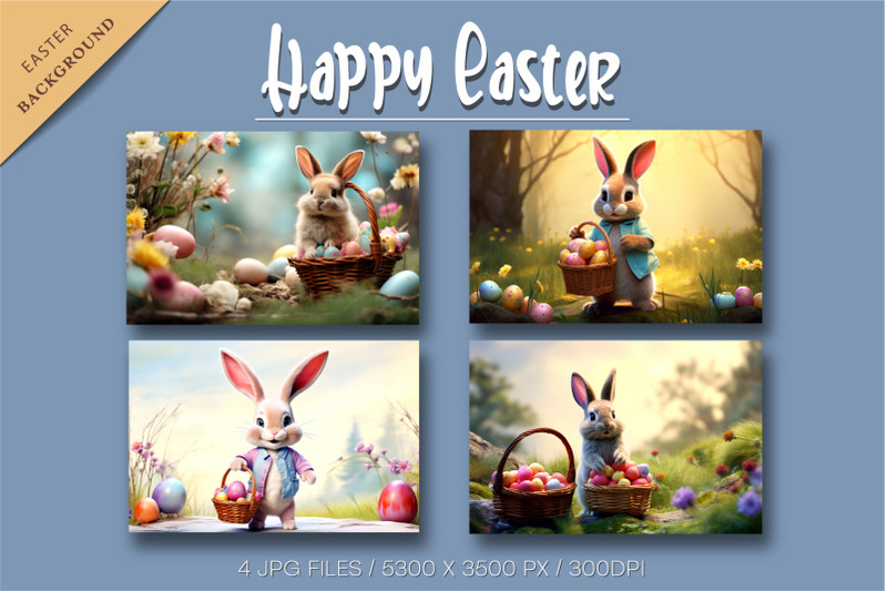 cute-easter-bunny-easter-background