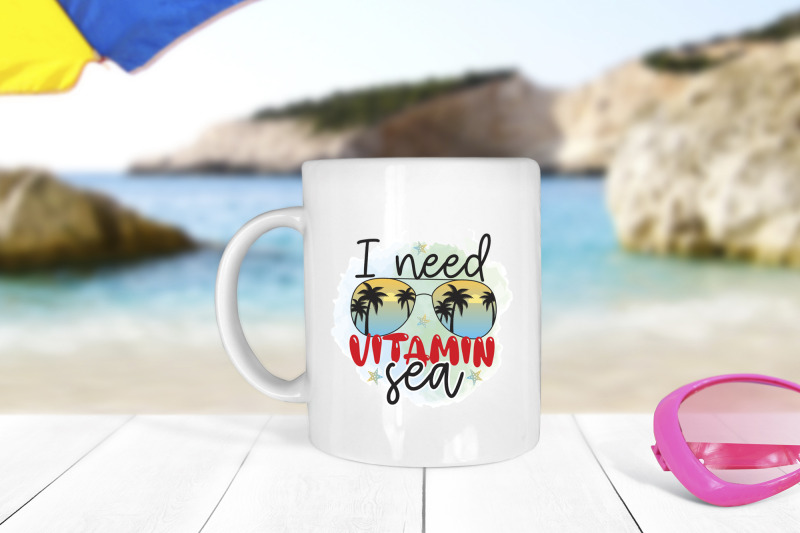 i-need-vitamin-sea-beach-sublimation-design