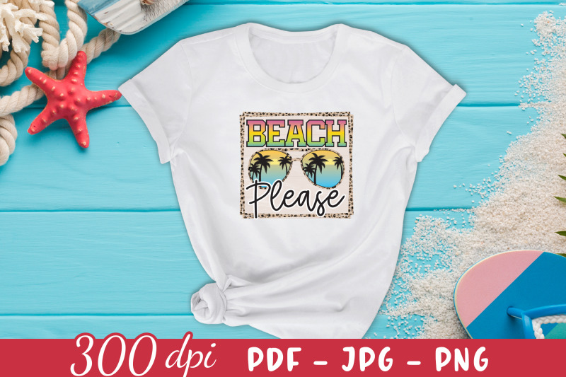 beach-please-sublimation-design-png