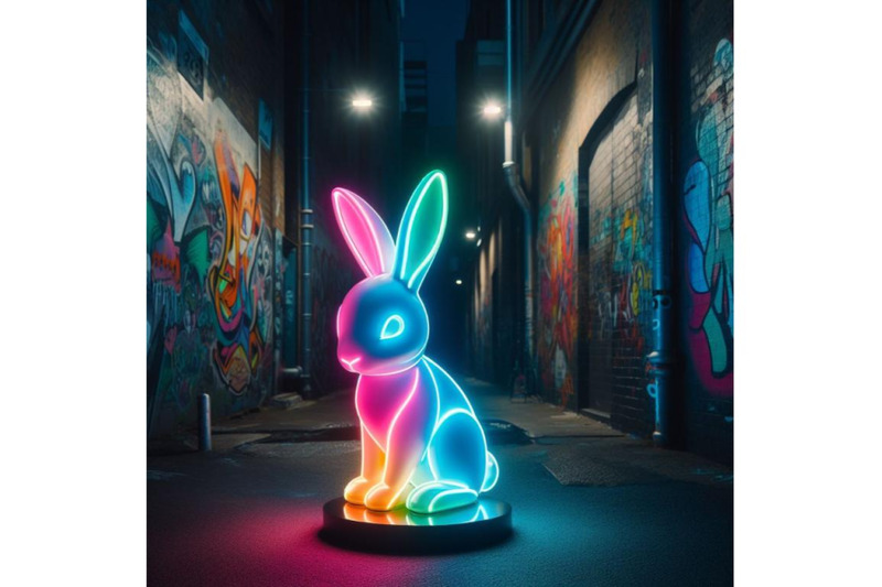 a-neon-lit-bunny