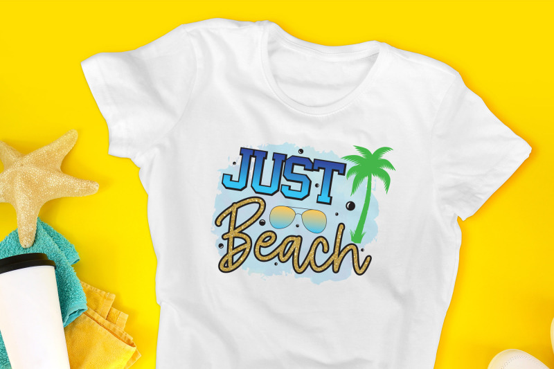 just-beach-png-sublimation-design