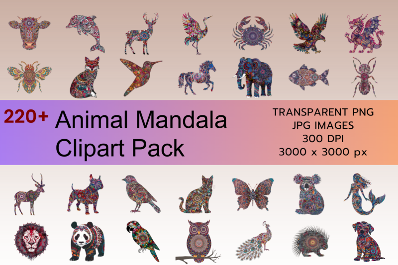 animal-mandala-sublimation-bundle