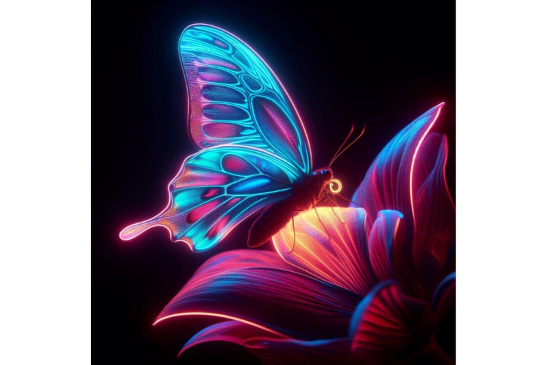 a-neon-lit-butterfly