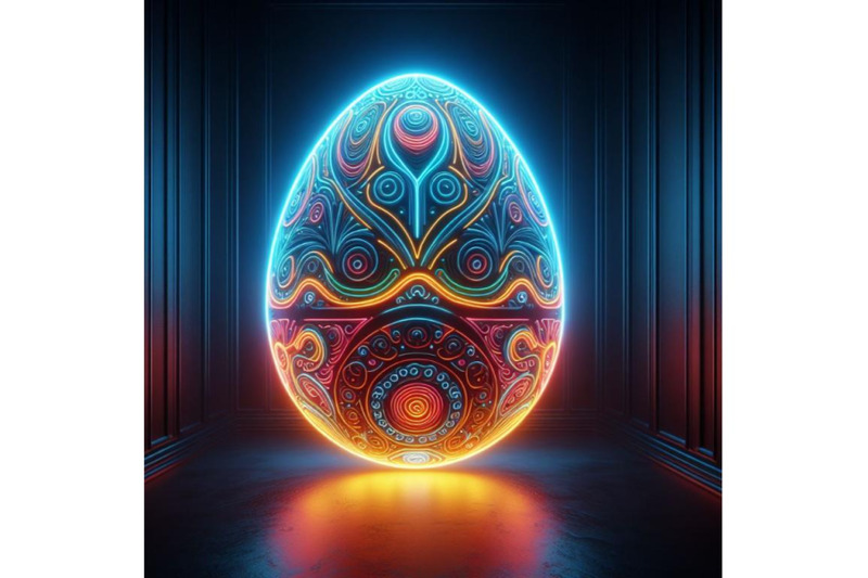 a-neon-lit-easter-egg