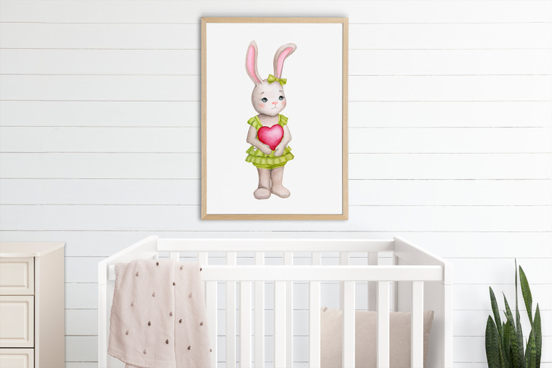 cute-bunnies-with-hearts-boy-and-girl-watercolor