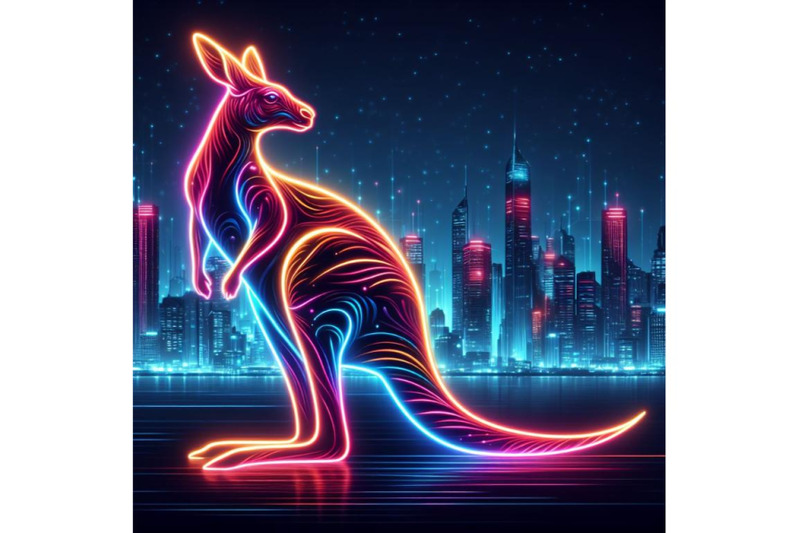 a-neon-lit-kangaroo