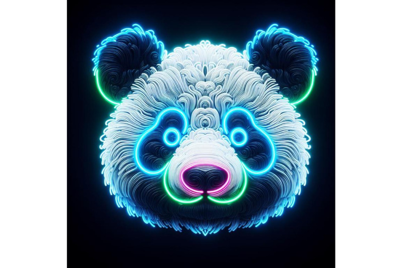 a-neon-lit-panda