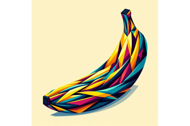 beautiful-abstract-geometry-pattern-banana
