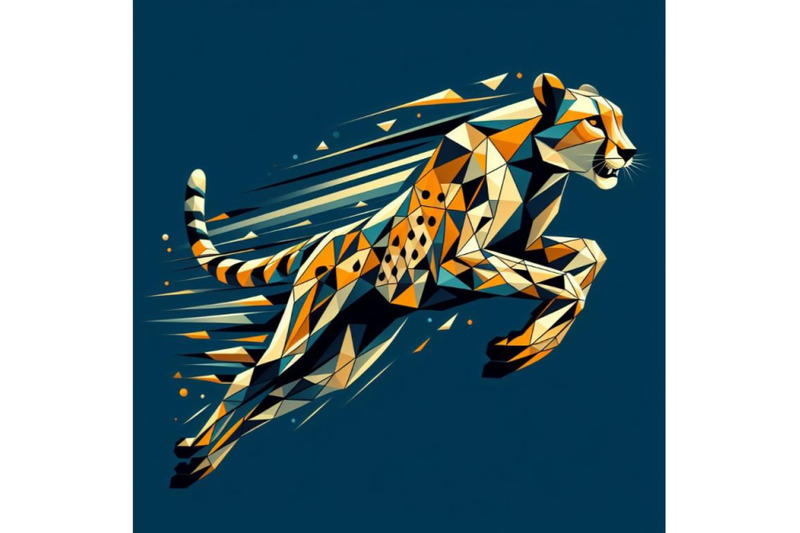 beautiful-abstract-geometry-pattern-cheetah