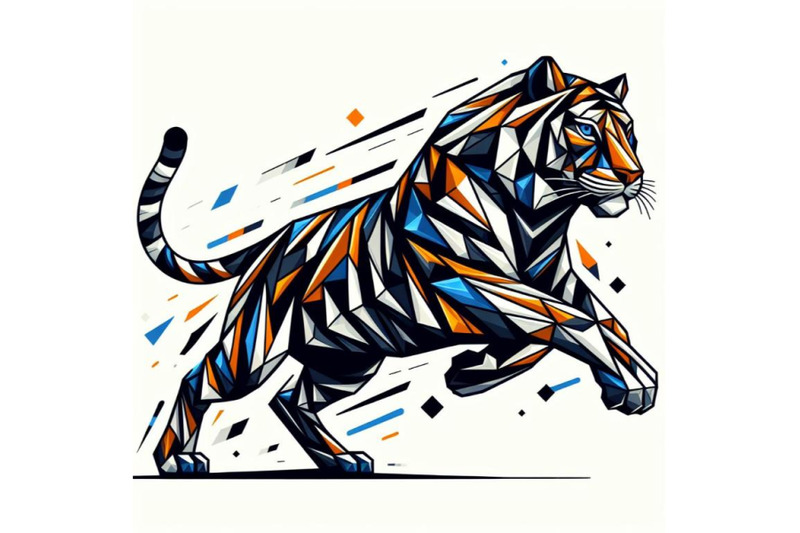 beautiful-abstract-geometry-pattern-tiger