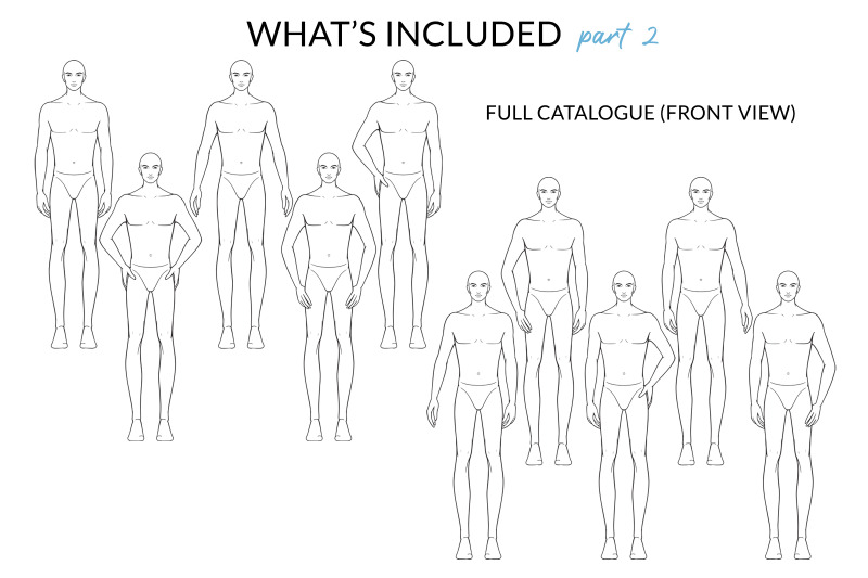 male-straight-poses-pack