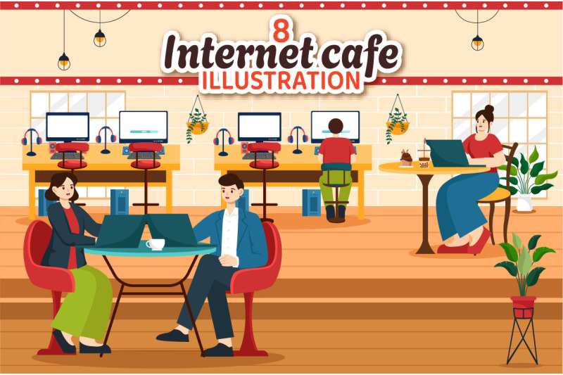 8-internet-cafe-illustration