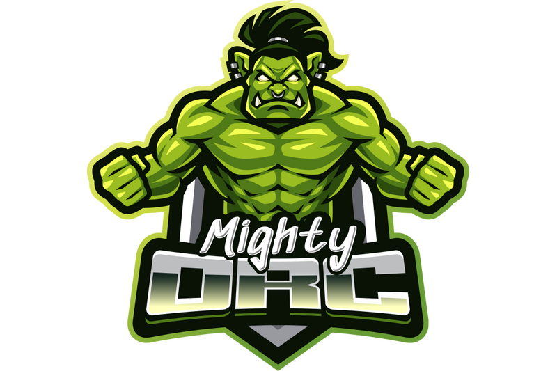 mighty-orc-esport-mascot-logo-design