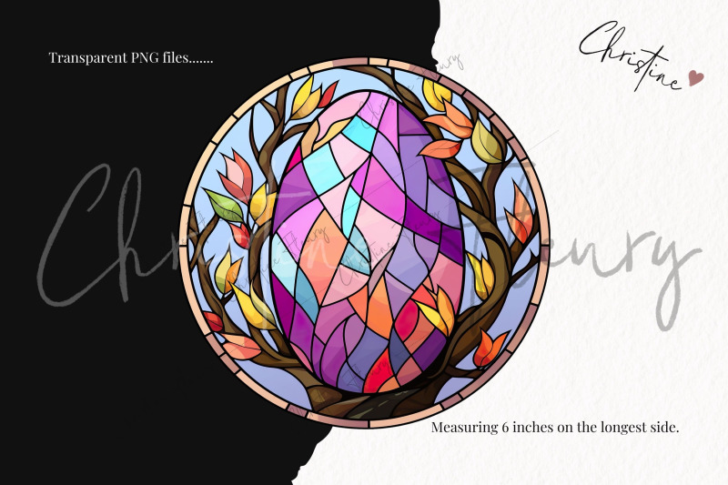round-stained-glass-easter-eggs-png