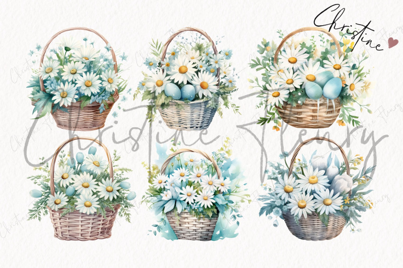 blue-daisy-flower-baskets-clipart