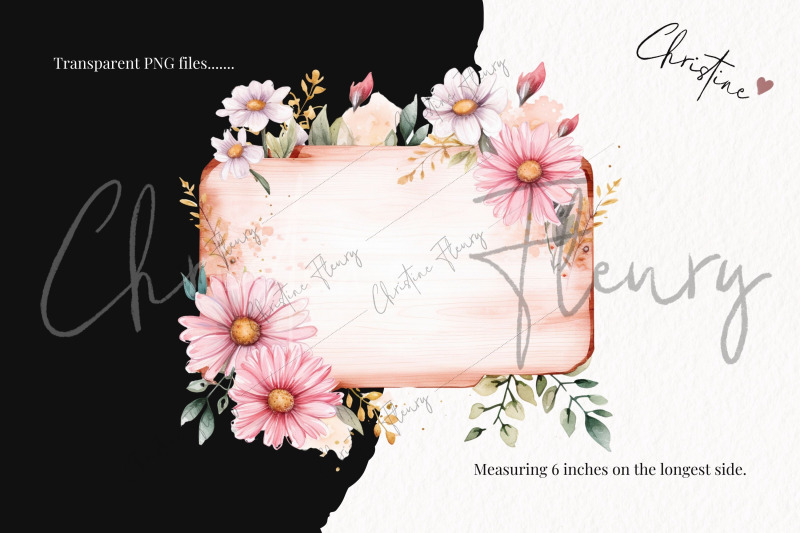 pink-floral-wood-signs-clipart
