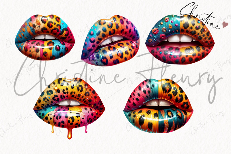 leopard-summer-lips-clipart-summer-png