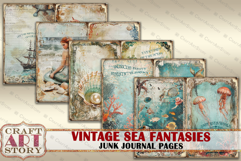 vintage-sealife-junk-journal-kit-printable-nautical