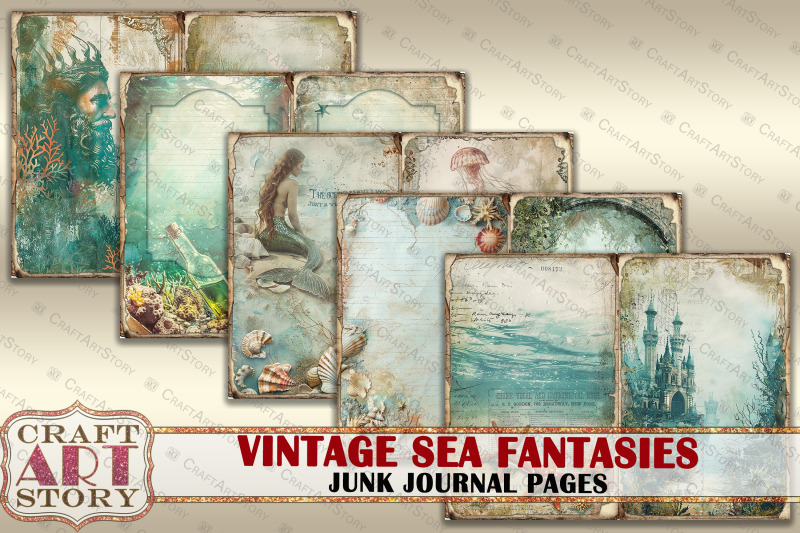 vintage-sealife-junk-journal-kit-printable-nautical